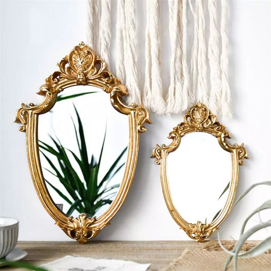 Vintage mirror - gray mirror