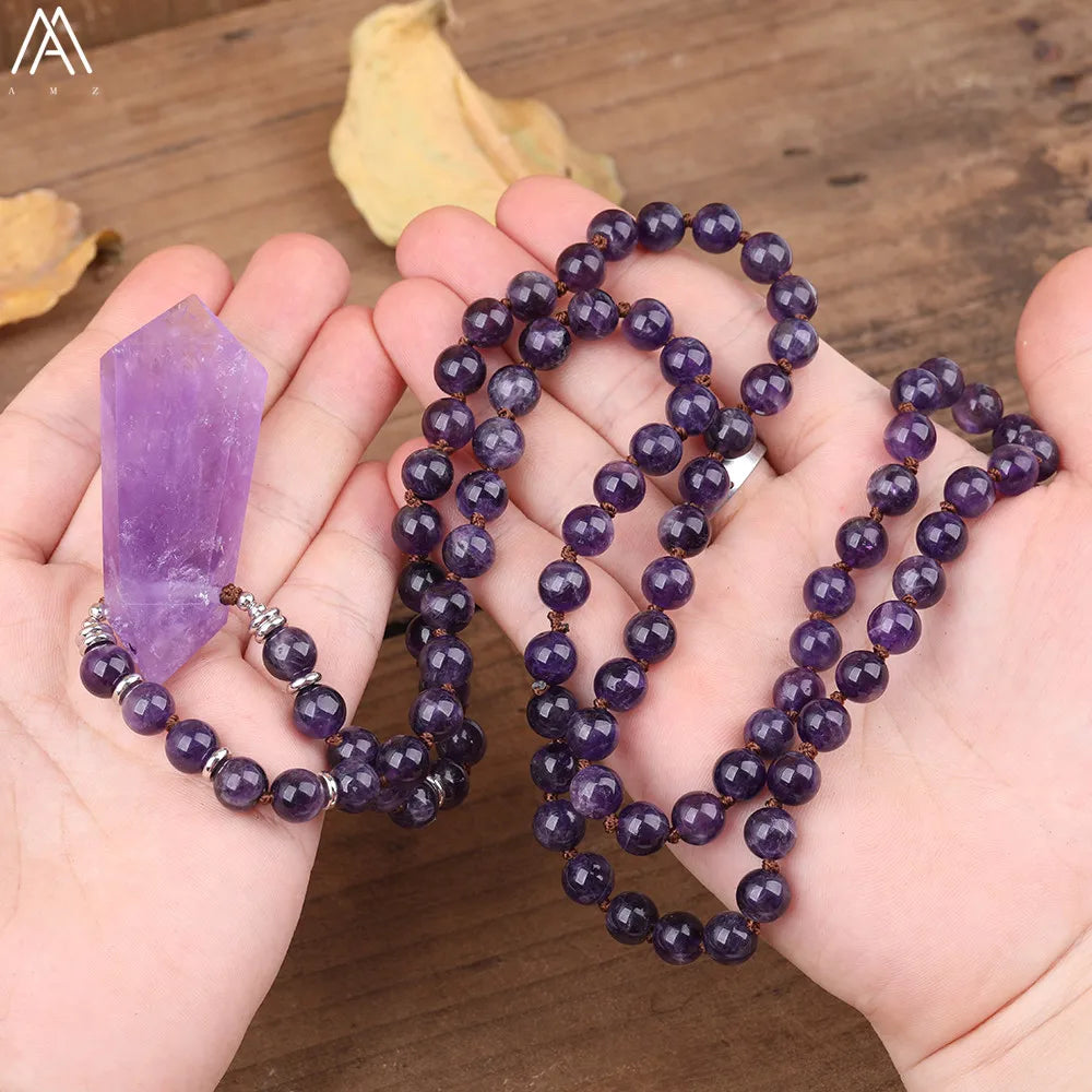 Amethyst beads