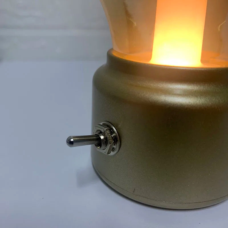 Recharging Light Bulb Retro Night Light Student Dormitory LED Bedside Energy-saving USB Atmosphere Nostalgic Night Lamp