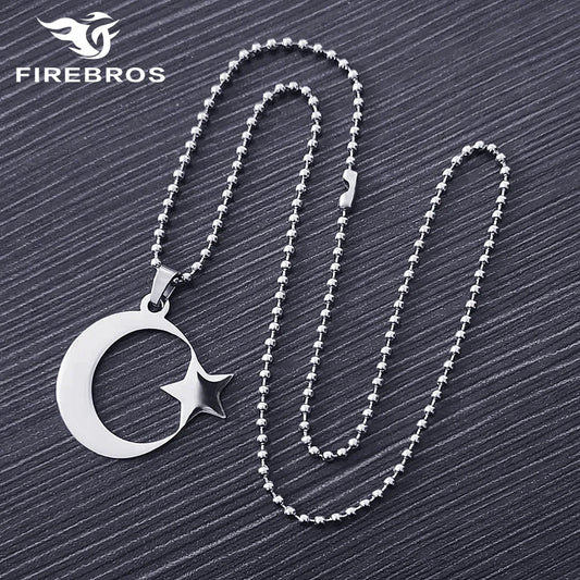 Crescent Star Necklace