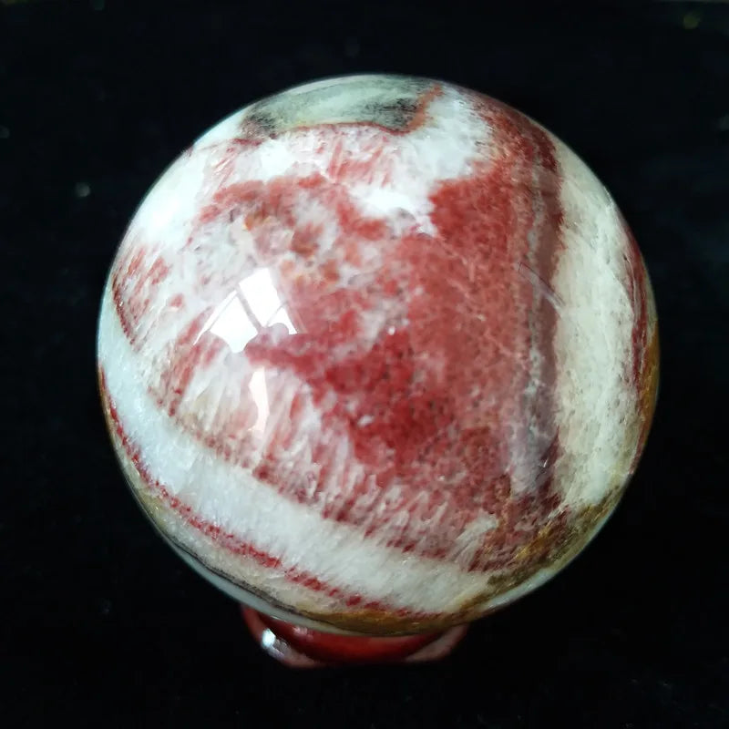 rhodochrosite natural stone ball