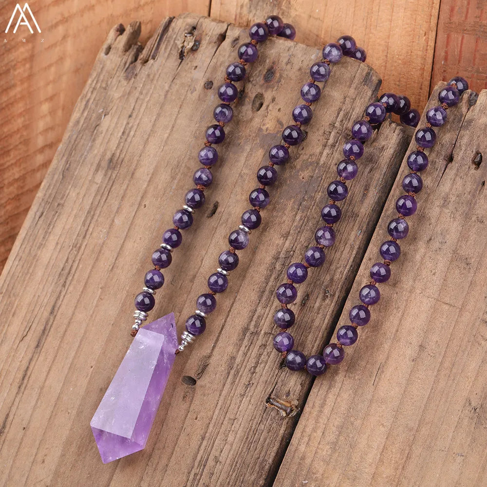 Amethyst beads