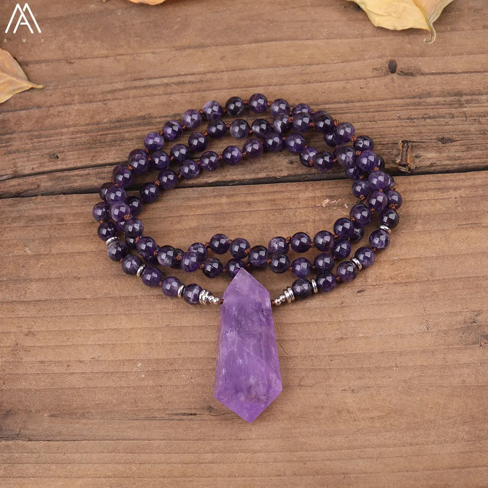 Amethyst beads