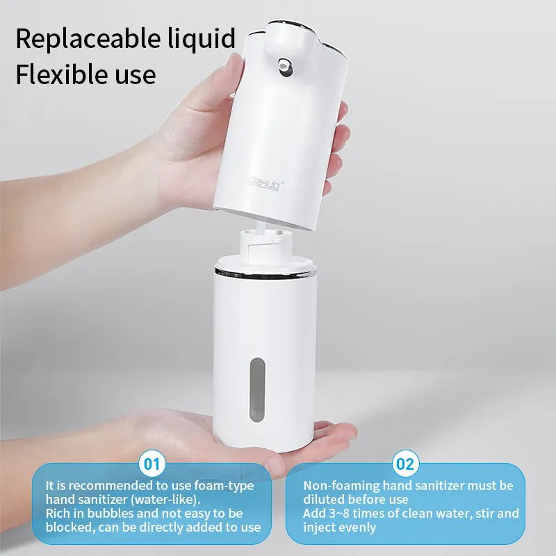 automatic foam soap dispenser for washing machine