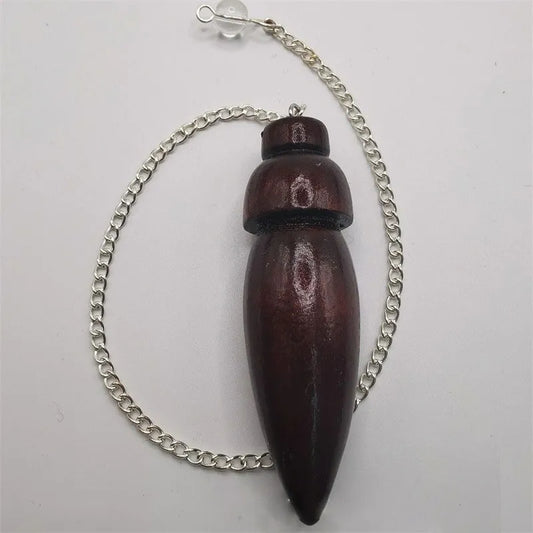 A natural wooden pendulum