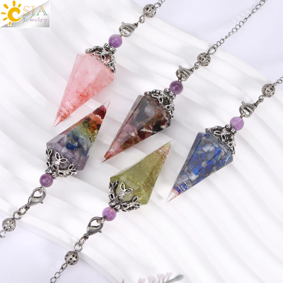 Crystal pendulums