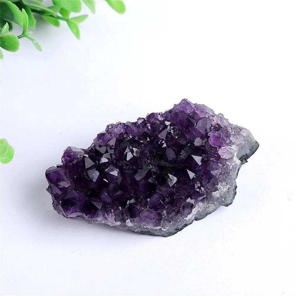 1pc Natural Crystals Amethyst Ore Raw Stone Purple Cluster Druzy Geode Mineral Rock Healing Crystal Point Energy Wand Crafts