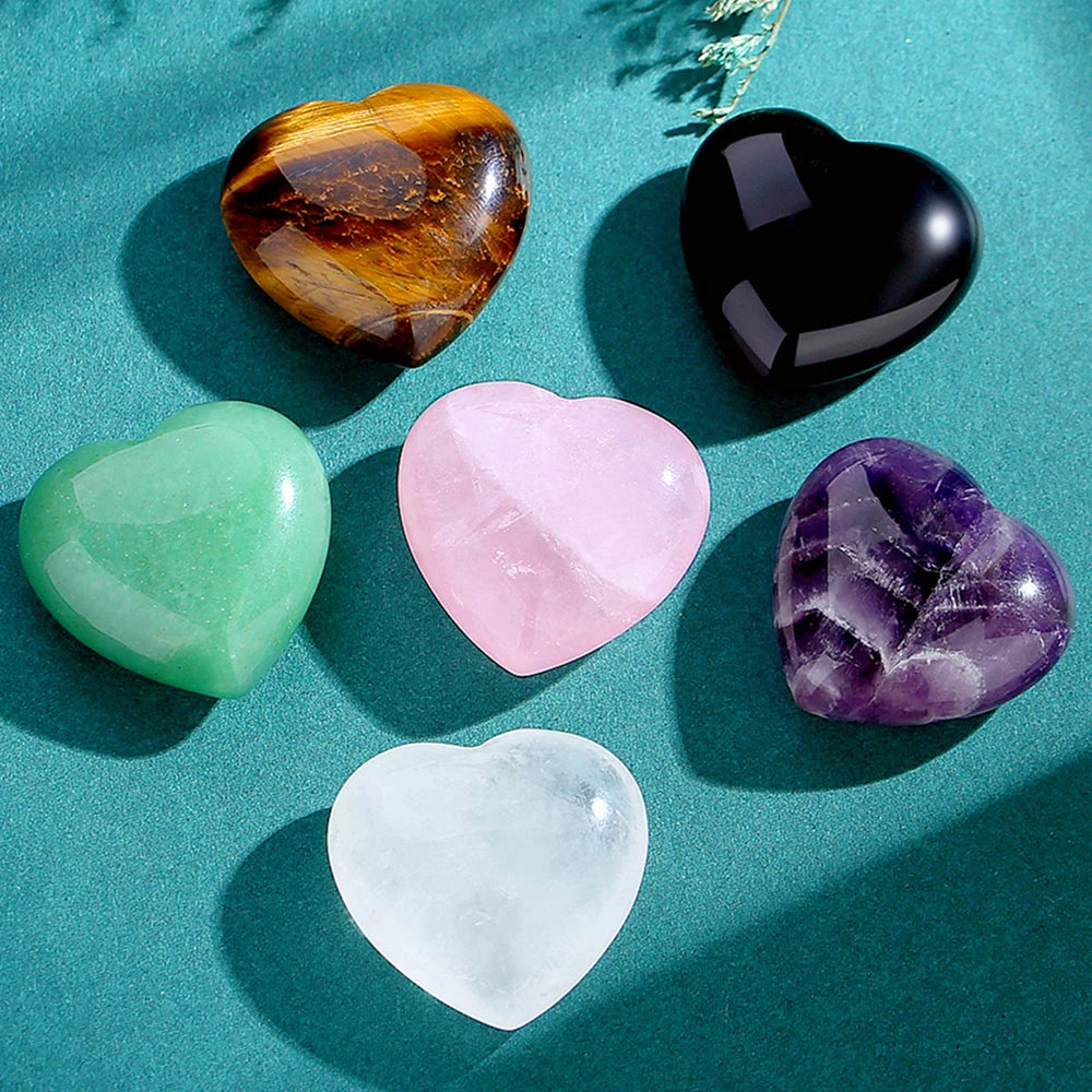 Heart shaped crystals