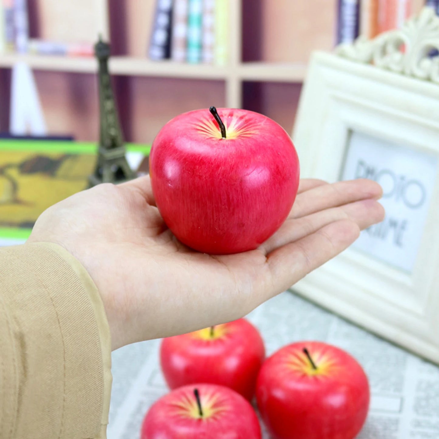 Candles in the shape of an apple