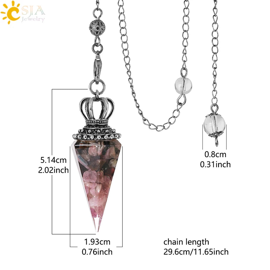 Crystal pendulums