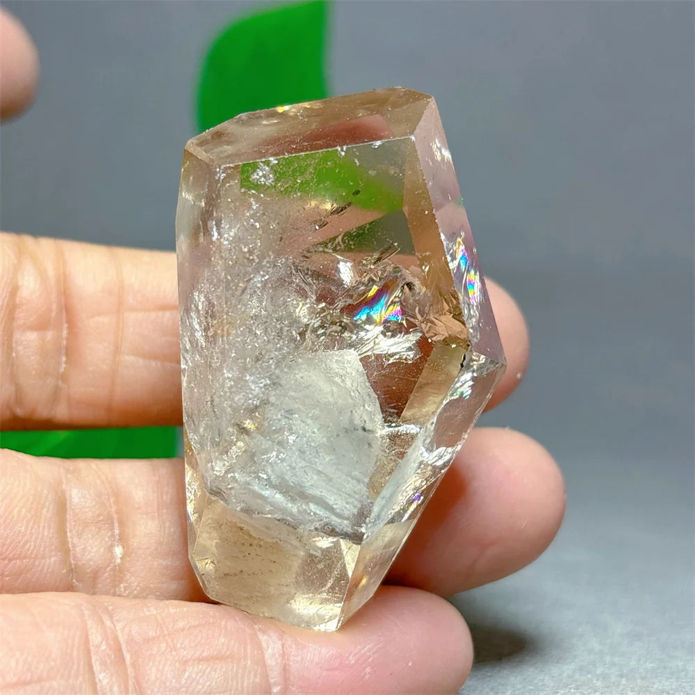 Natural quartz crystal - home design, relaxation, meditation