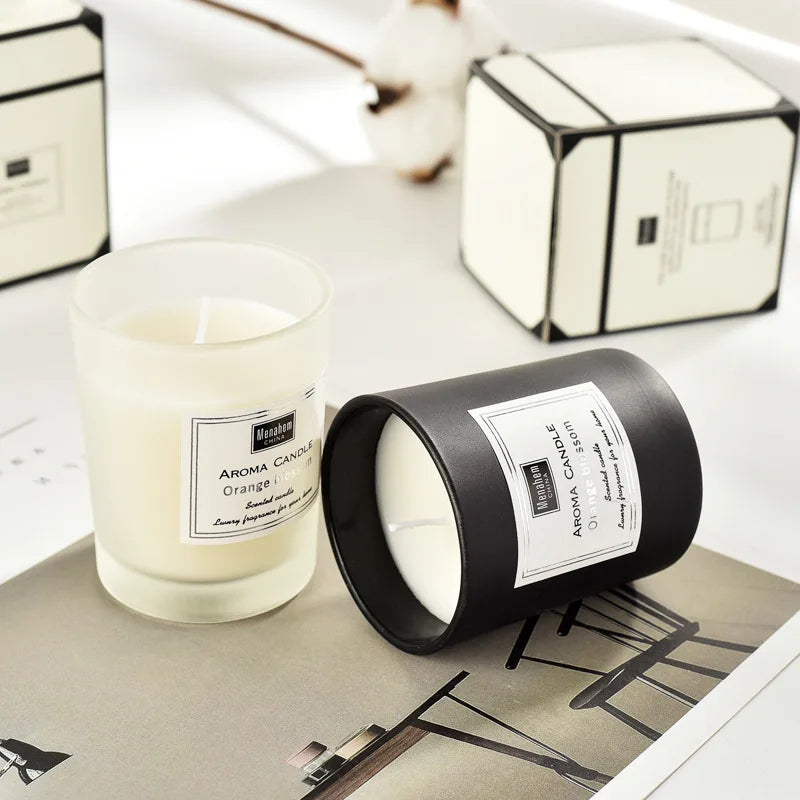 Scented aromatic candles without smoke