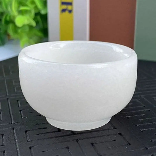 Natural Stone Crystal Bowl Tableware Wine Set Minerals Spiritual Living  Office Room Decoration