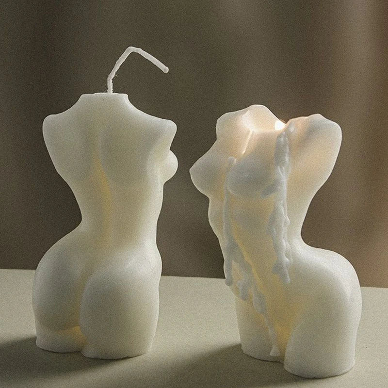 decorative candles female body candles