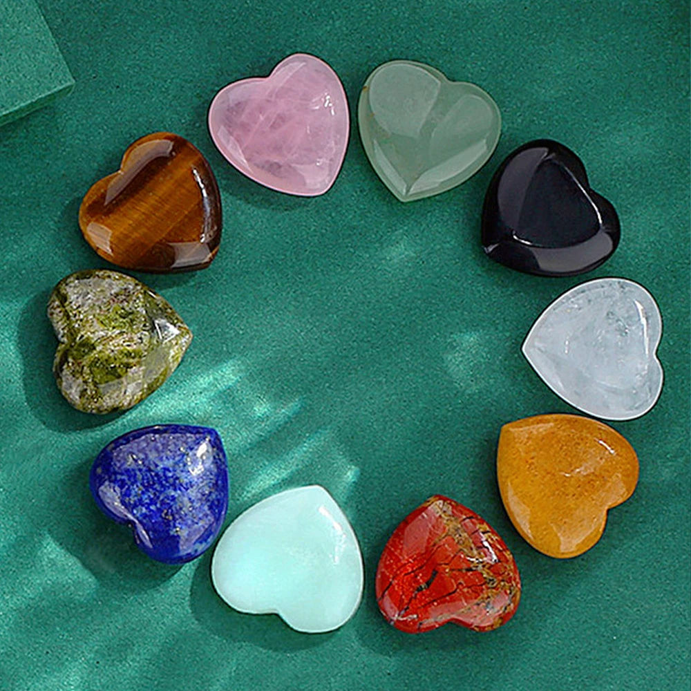 Heart shaped crystals