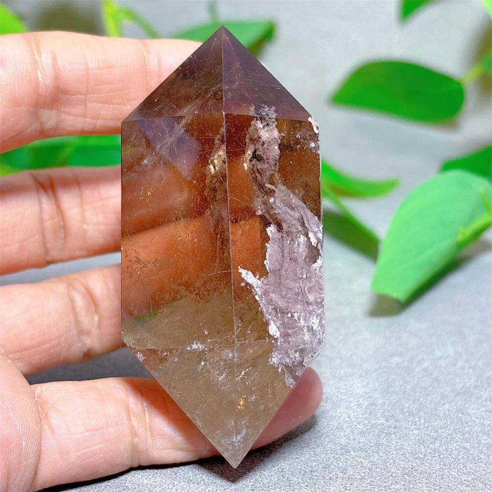 Decorative smoky quartz crystal - natural stone for home decoration, Reiki, beautiful gifts for energy healing and meditation 