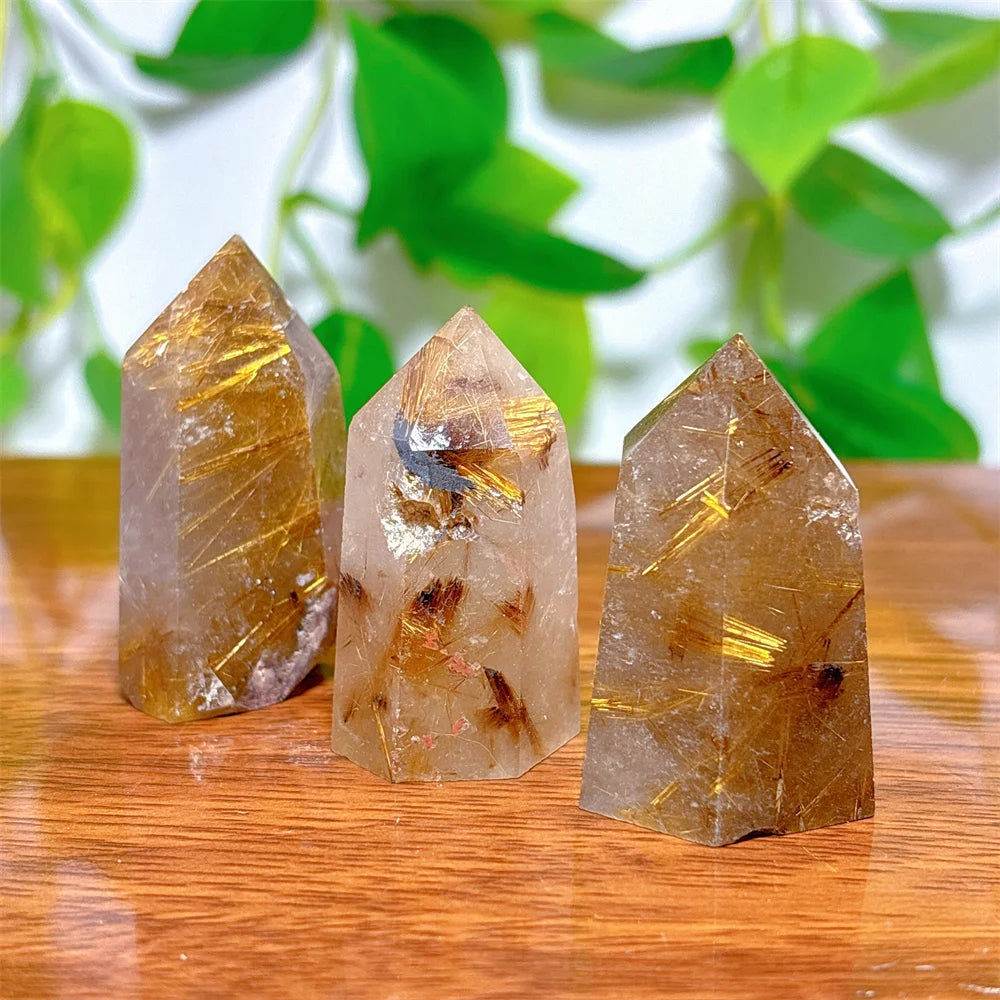 Natural stone crystal quartz minerals for home design, Reiki, energy healing and spiritual meditation