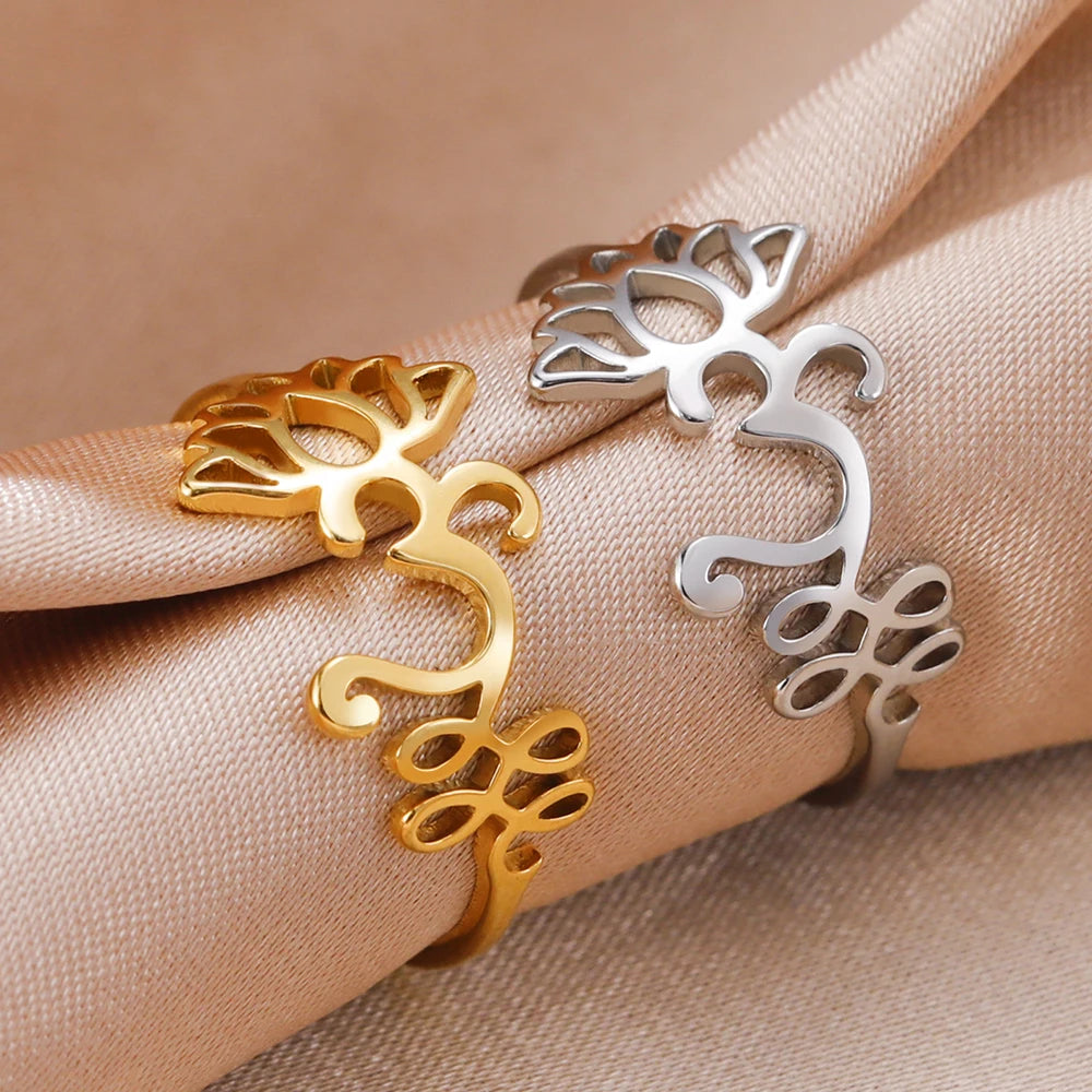 Lotus flower ring