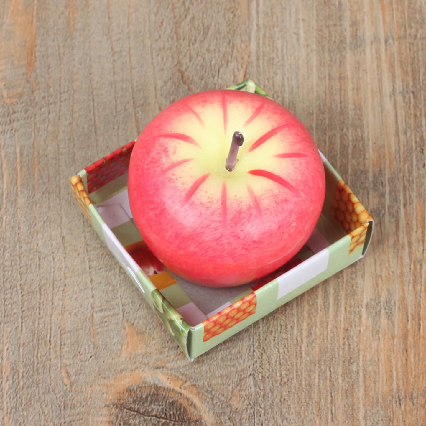 Candles in the shape of an apple