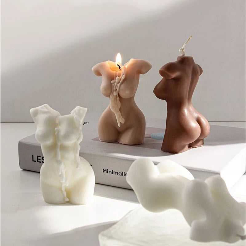 decorative candles female body candles