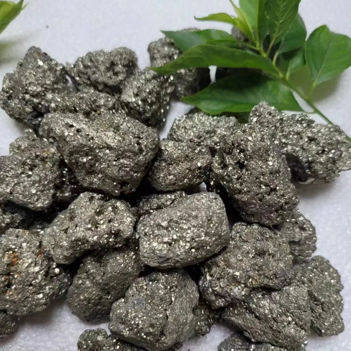 200g Natural pyrite raw stone stone crystal cluster rock mineral energy home decoration Mineral decoration specimen collec