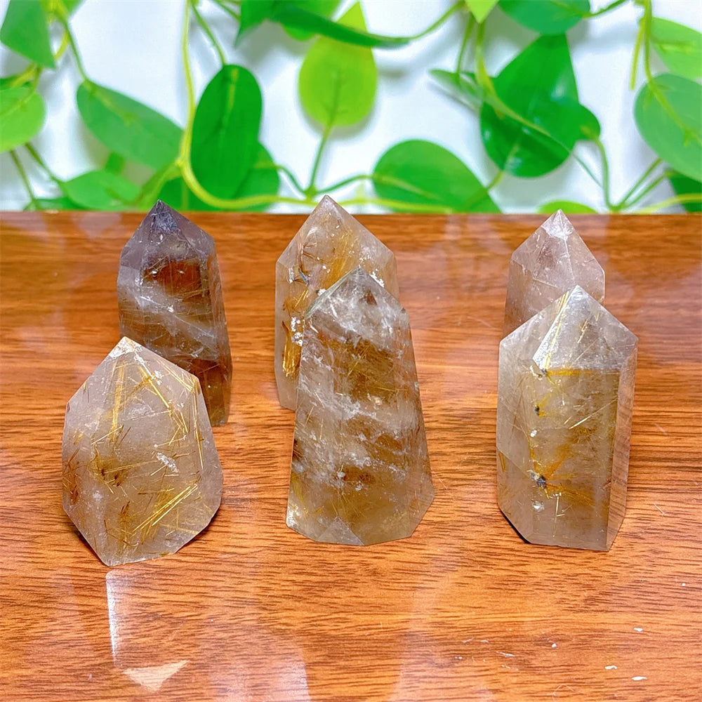 Natural stone crystal quartz minerals for home design, Reiki, energy healing and spiritual meditation