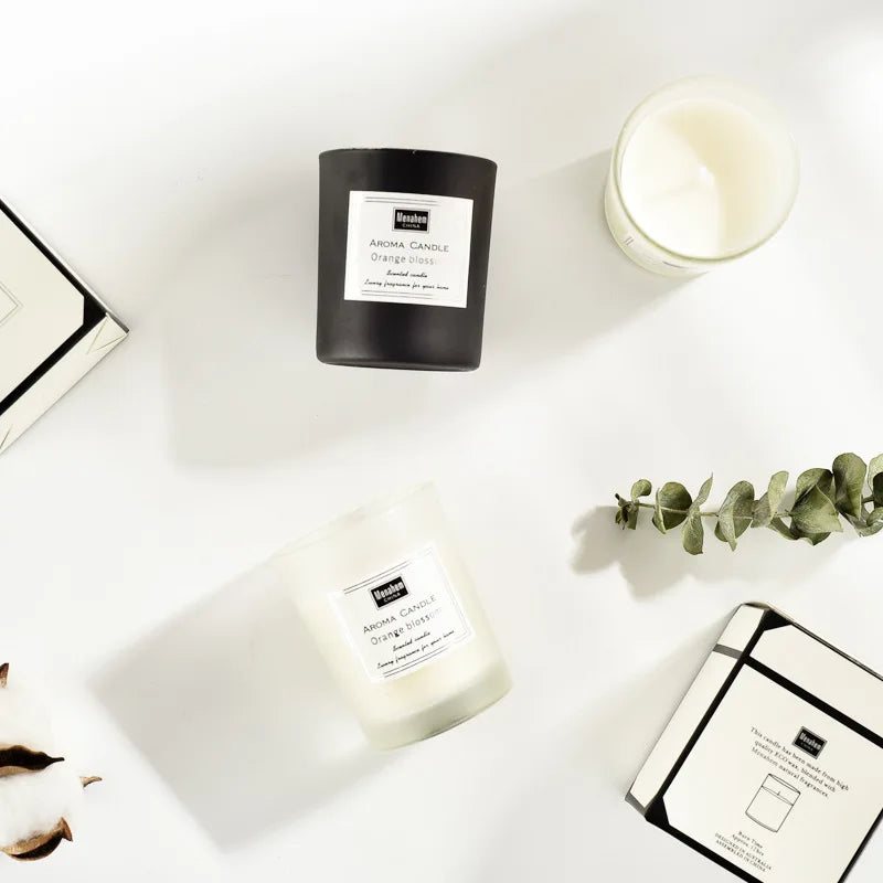 Scented aromatic candles without smoke