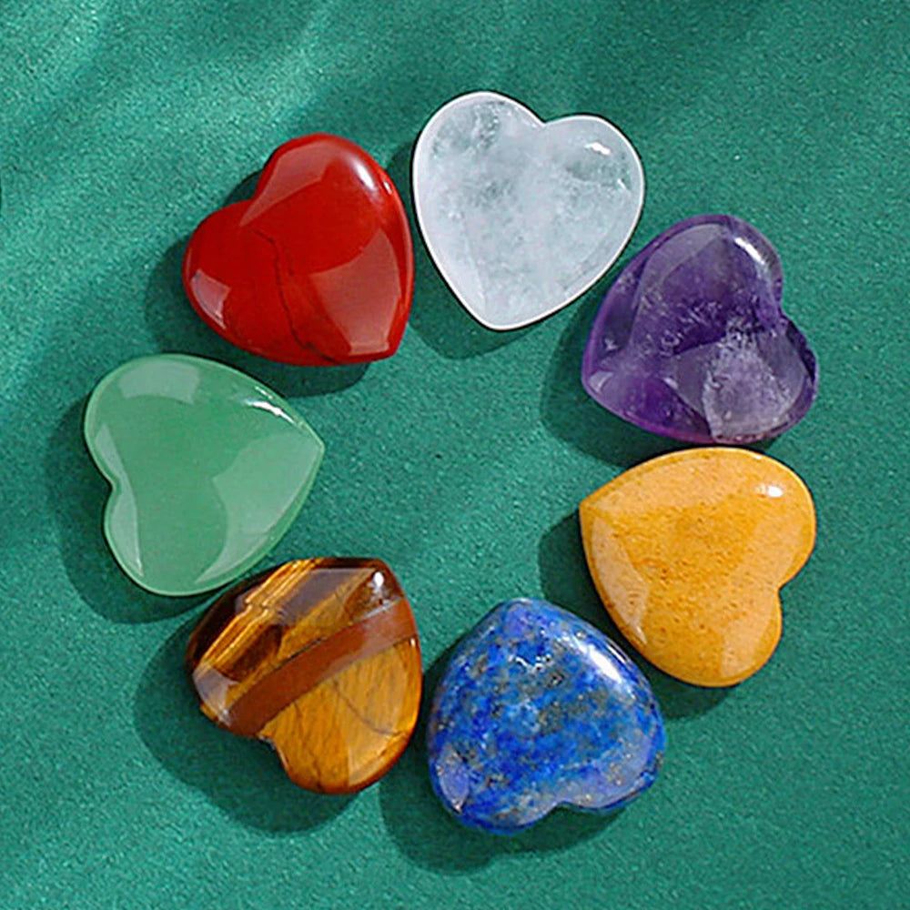 Heart shaped crystals