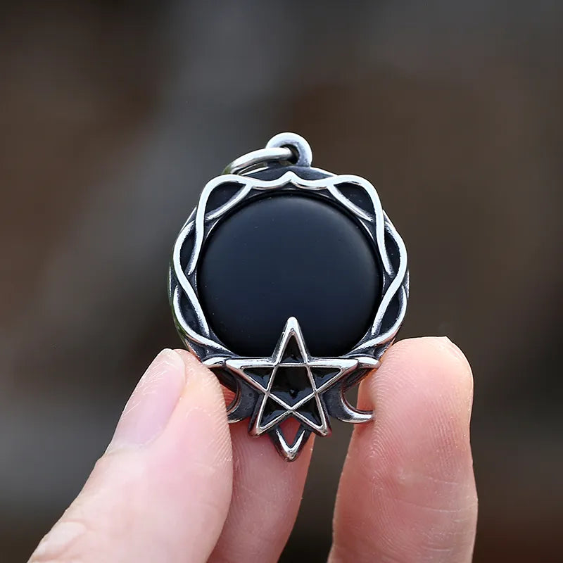 New moon pendant