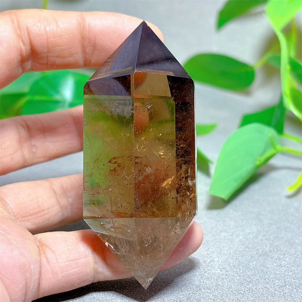 Decorative smoky quartz crystal - natural stone for home decoration, Reiki, beautiful gifts for energy healing and meditation 