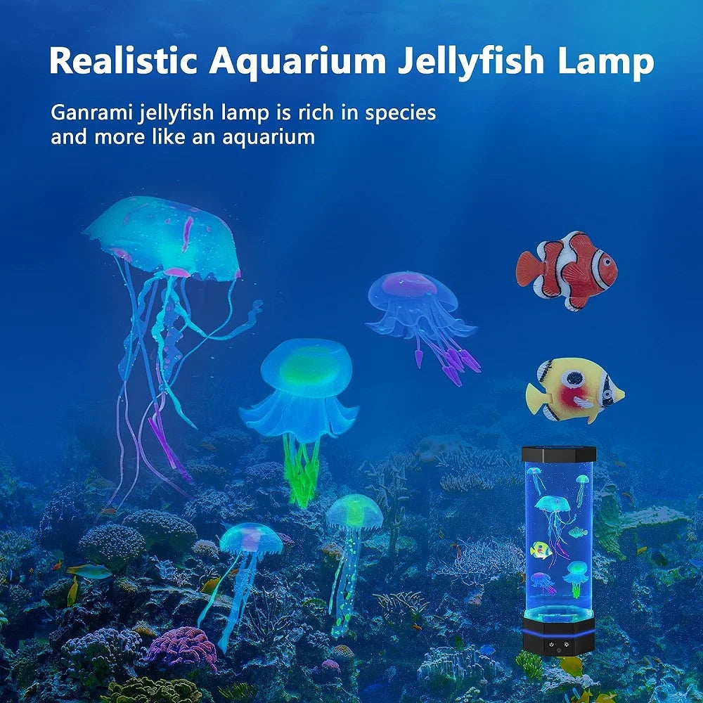 Jellyfish heart lamp