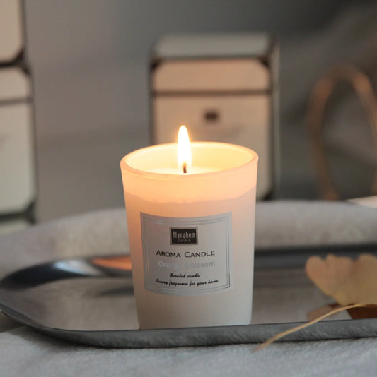 Scented aromatic candles without smoke