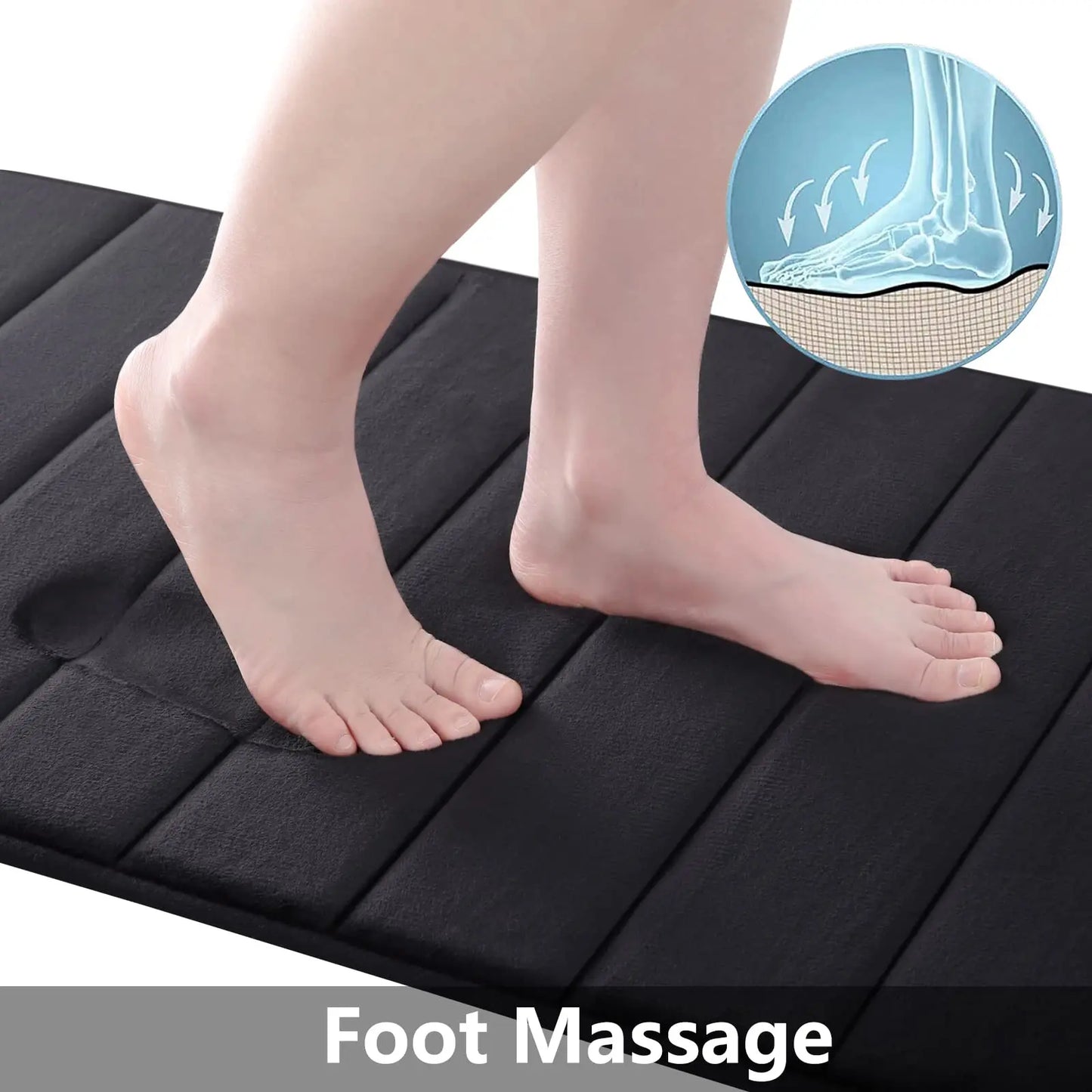 Anti-slip bath room memory foam