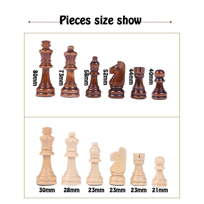 High quality wooden chess