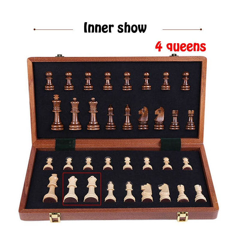 High quality wooden chess