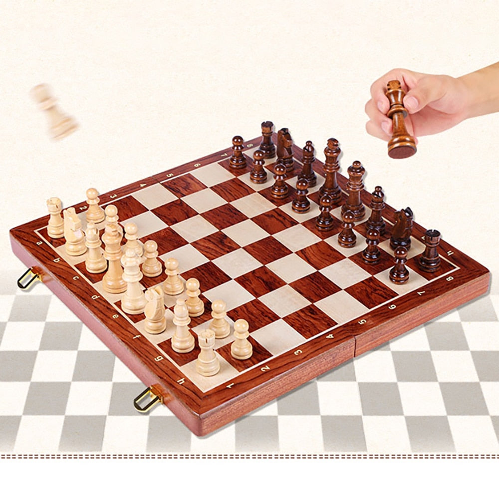 High quality wooden chess