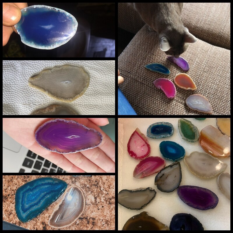 Natural agates