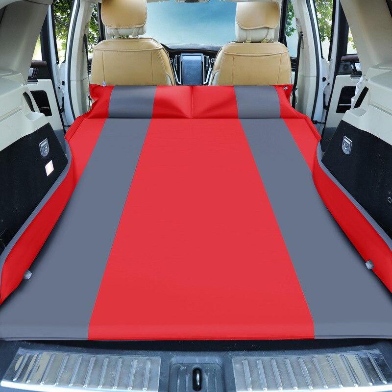 An inflatable bed for the car