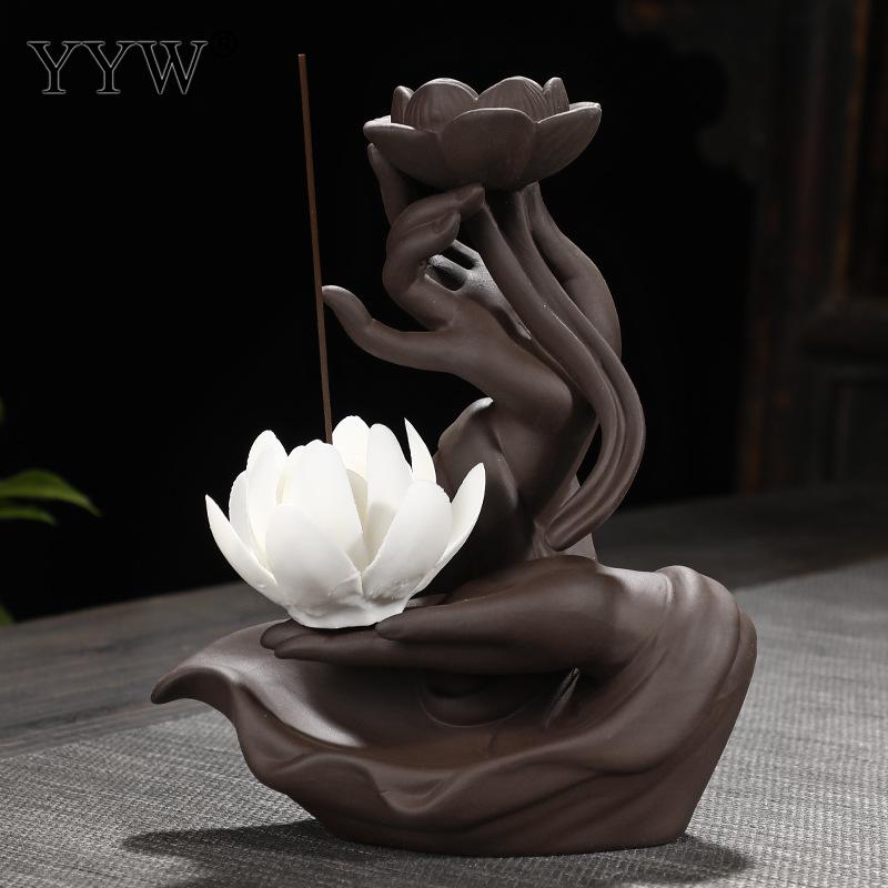 Waterfall incense burner