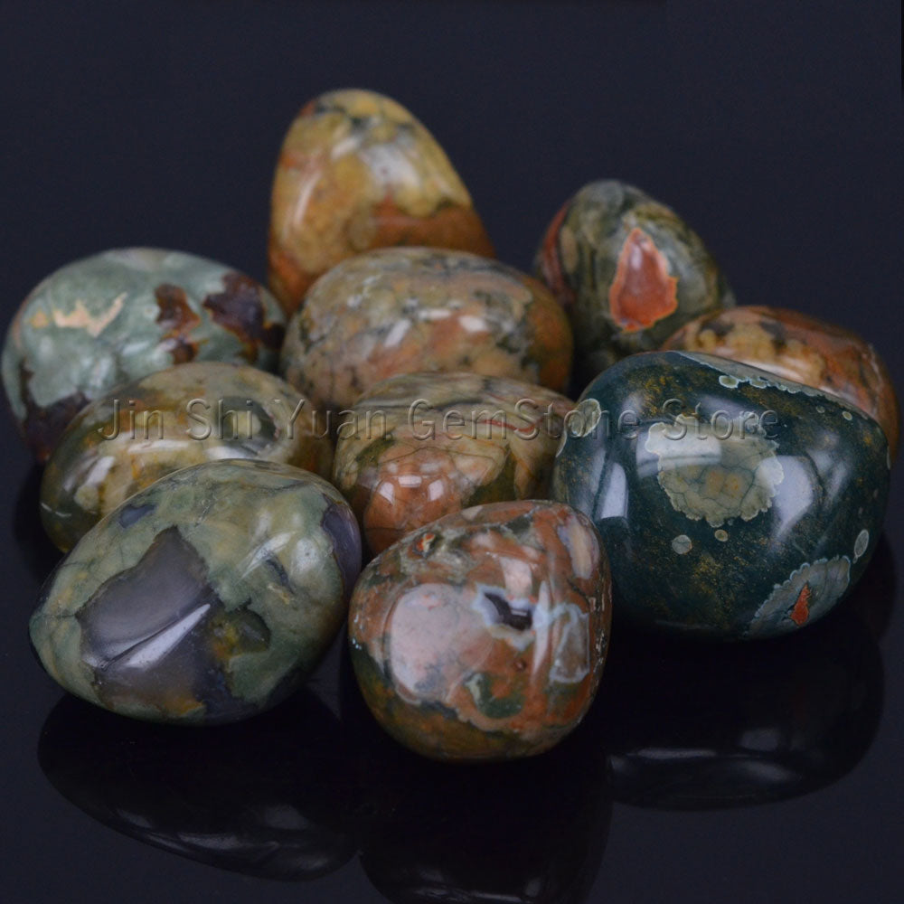 A polished natural gemstone