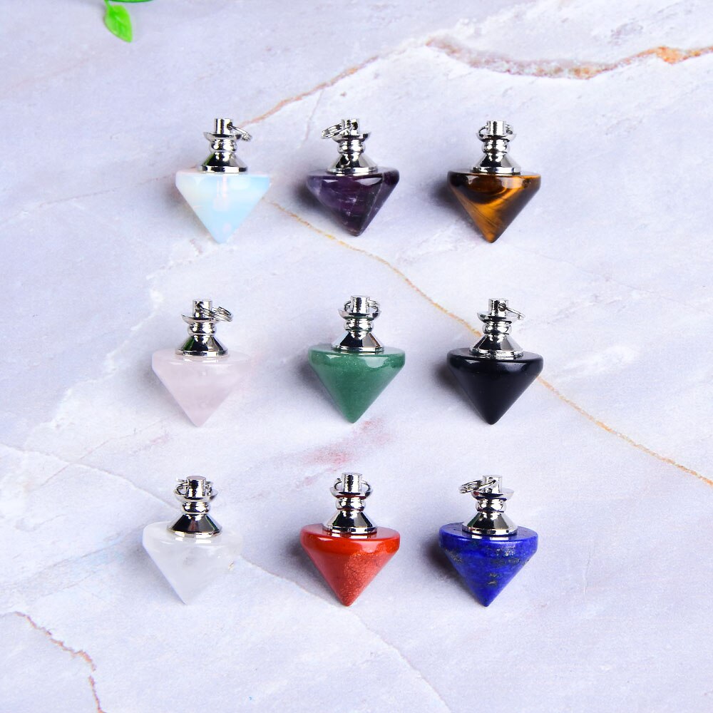 Natural crystal pendant