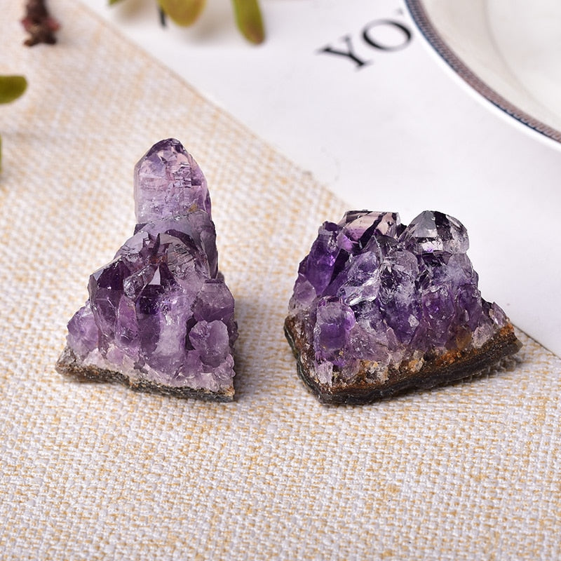 Natural amethyst crystal