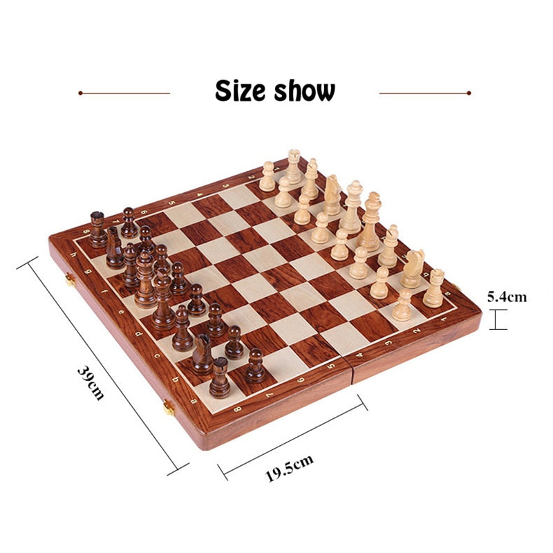 High quality wooden chess