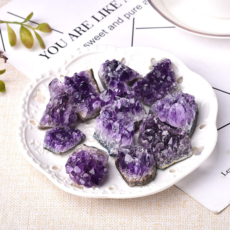 Natural amethyst crystal