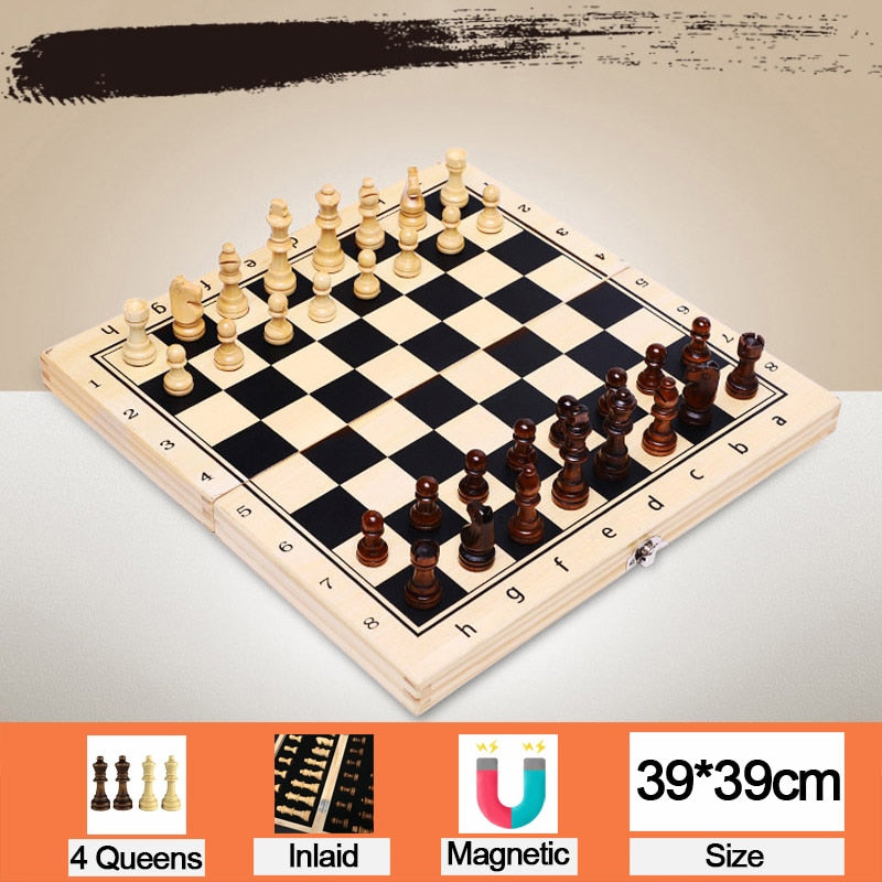 High quality wooden chess