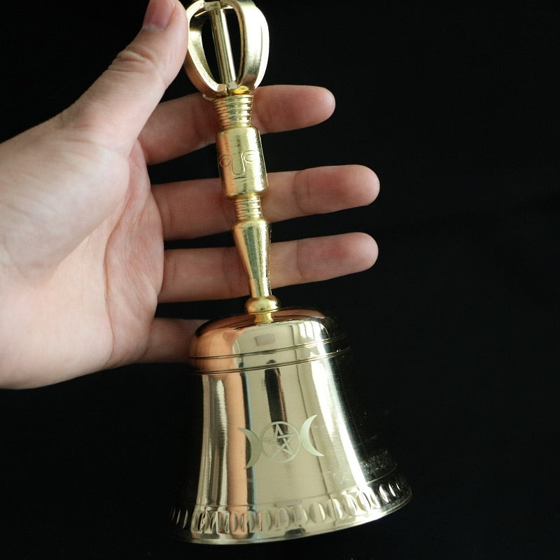 Pentagram cult brass bells