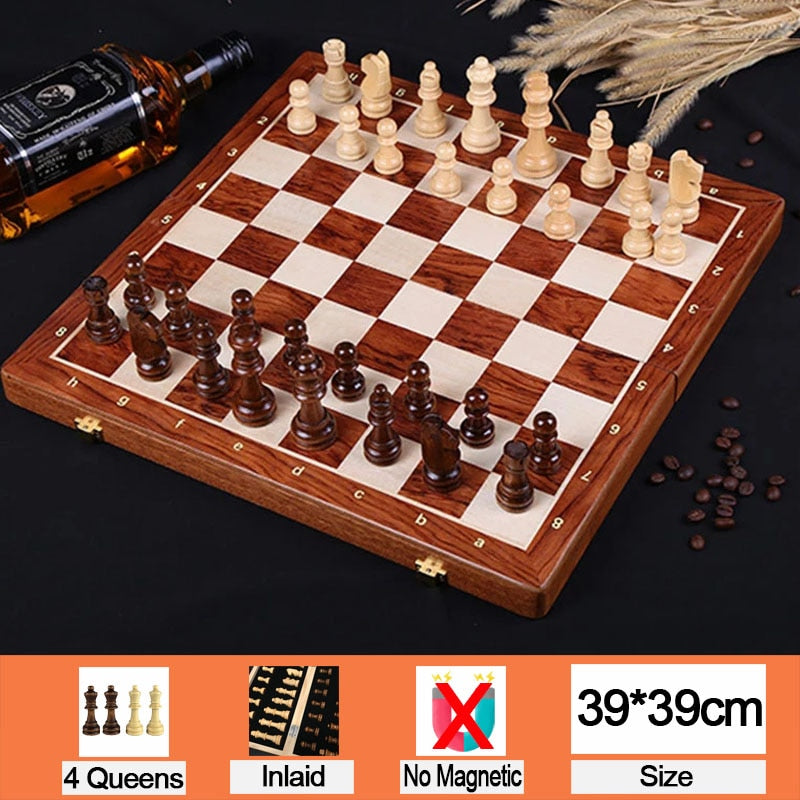 High quality wooden chess