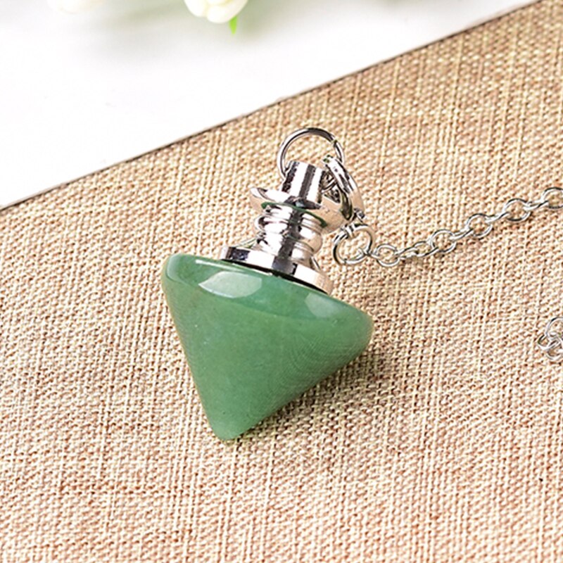 Natural crystal pendant