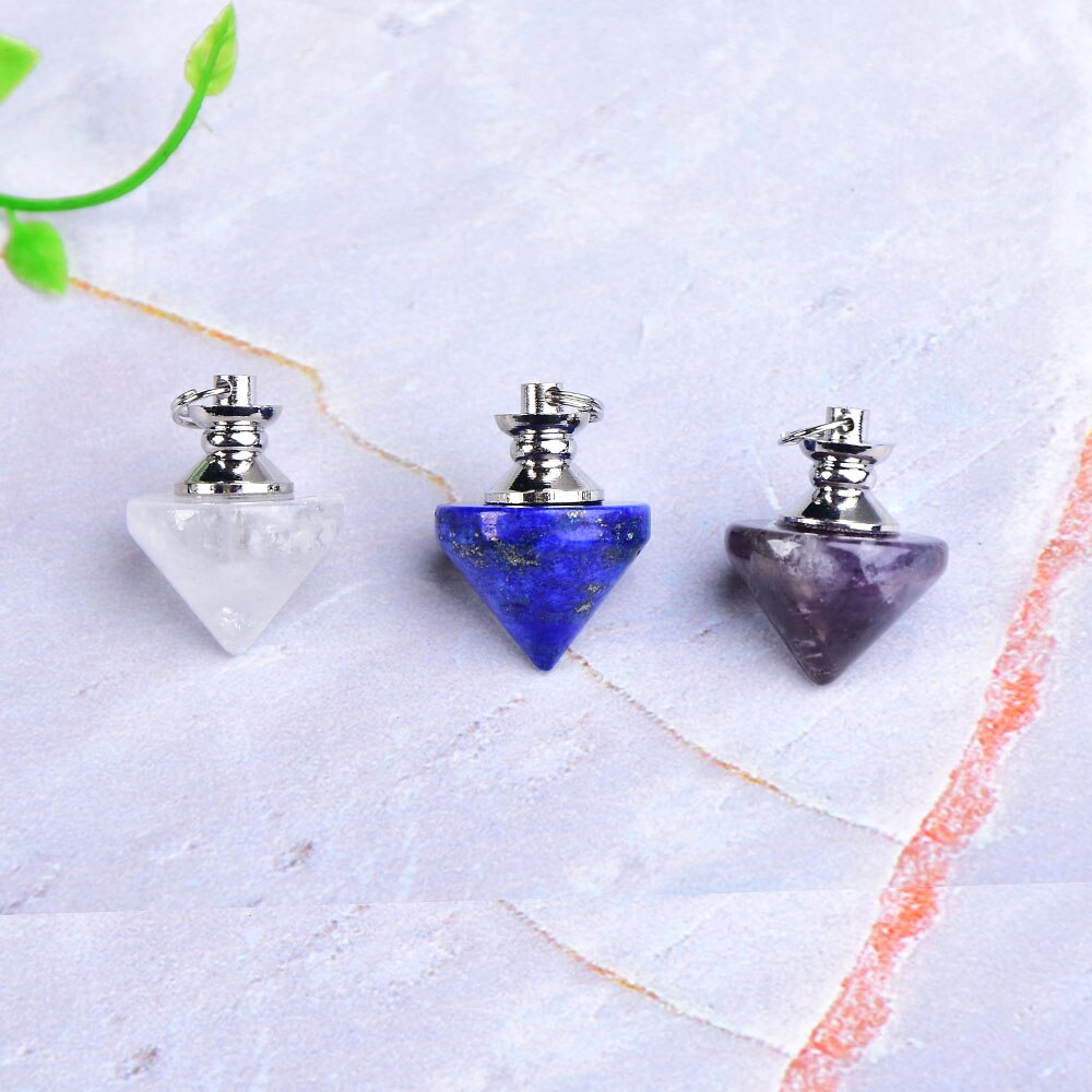 Natural crystal pendant