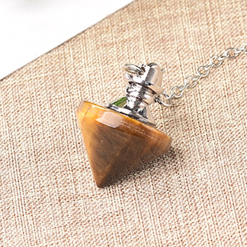 Natural crystal pendant